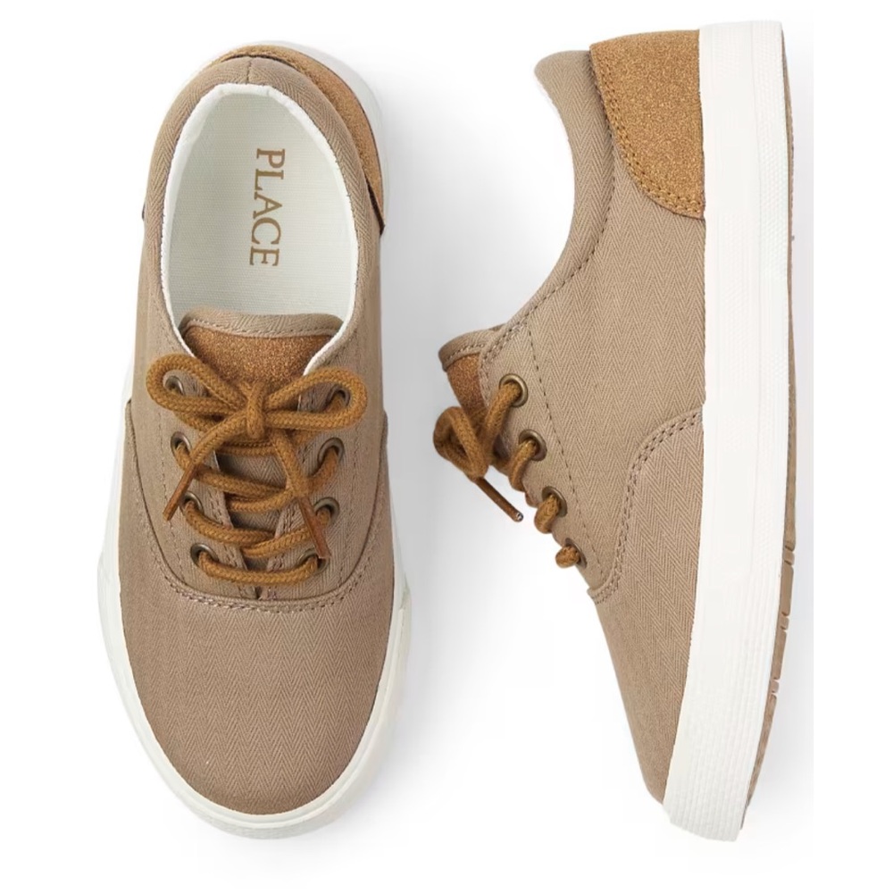 Brown Canvas Dress Shoes